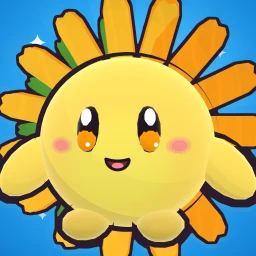 The Bloomwilds app icon: Sunnybud's smiling face.